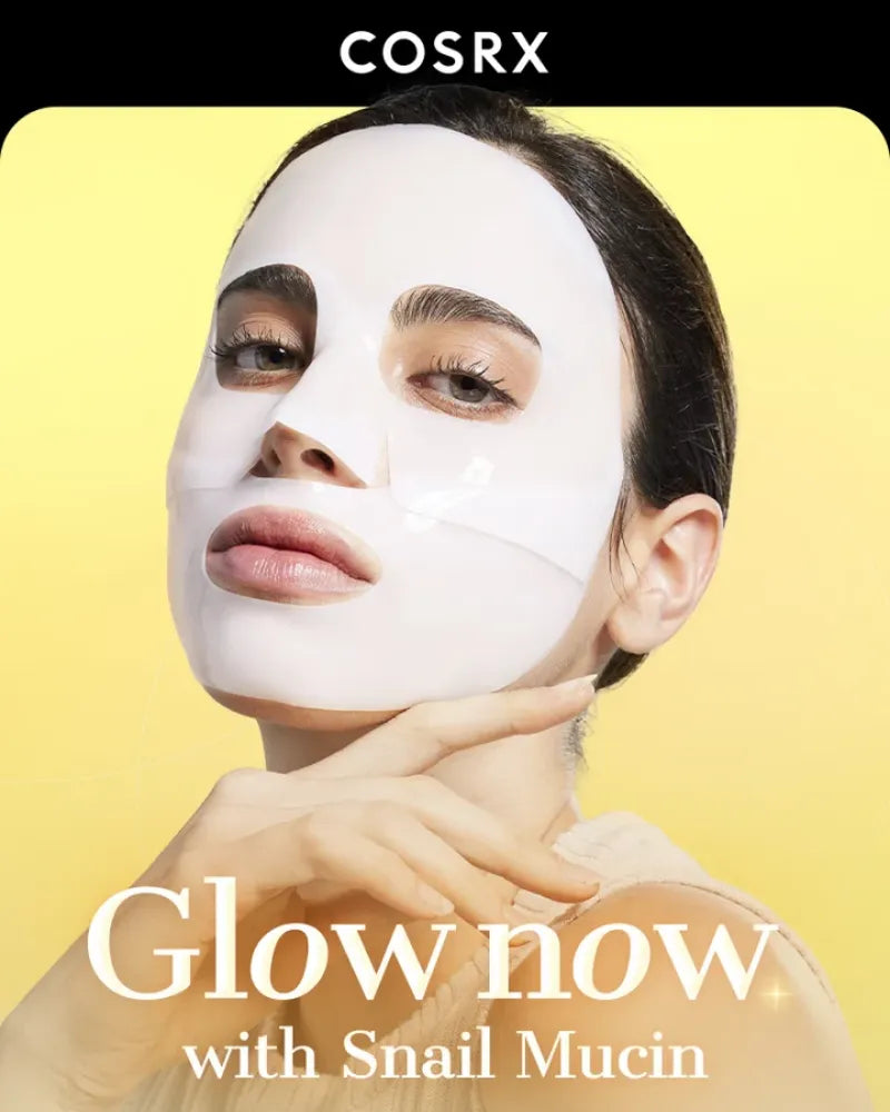 COSRX Advanced Snail Mucin Glass Glow Hydrogel Mask - Unique Bunny