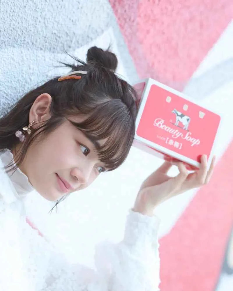 COW BRAND Bouncia Red Beauty Soap