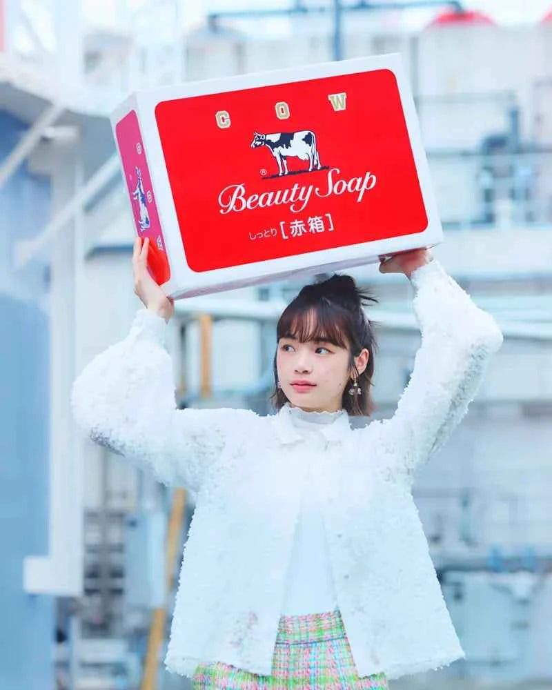 COW BRAND Bouncia Red Beauty Soap