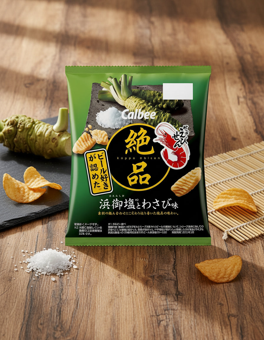 Calbee Kappa Ebisen Wasabi & Salt - Unique Bunny