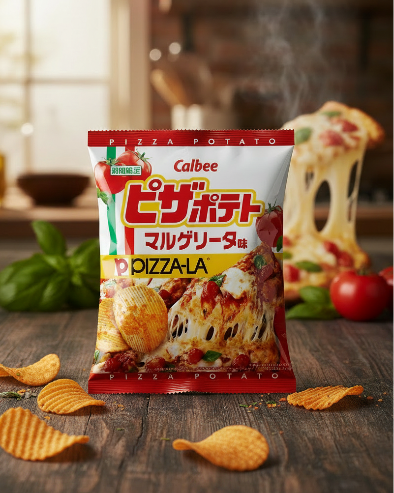 Calbee Margarita Pizza Chips - Unique Bunny