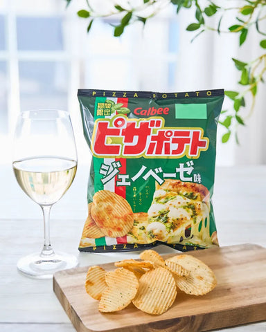 Calbee Pizza Potato Genovese Chips - Unique Bunny