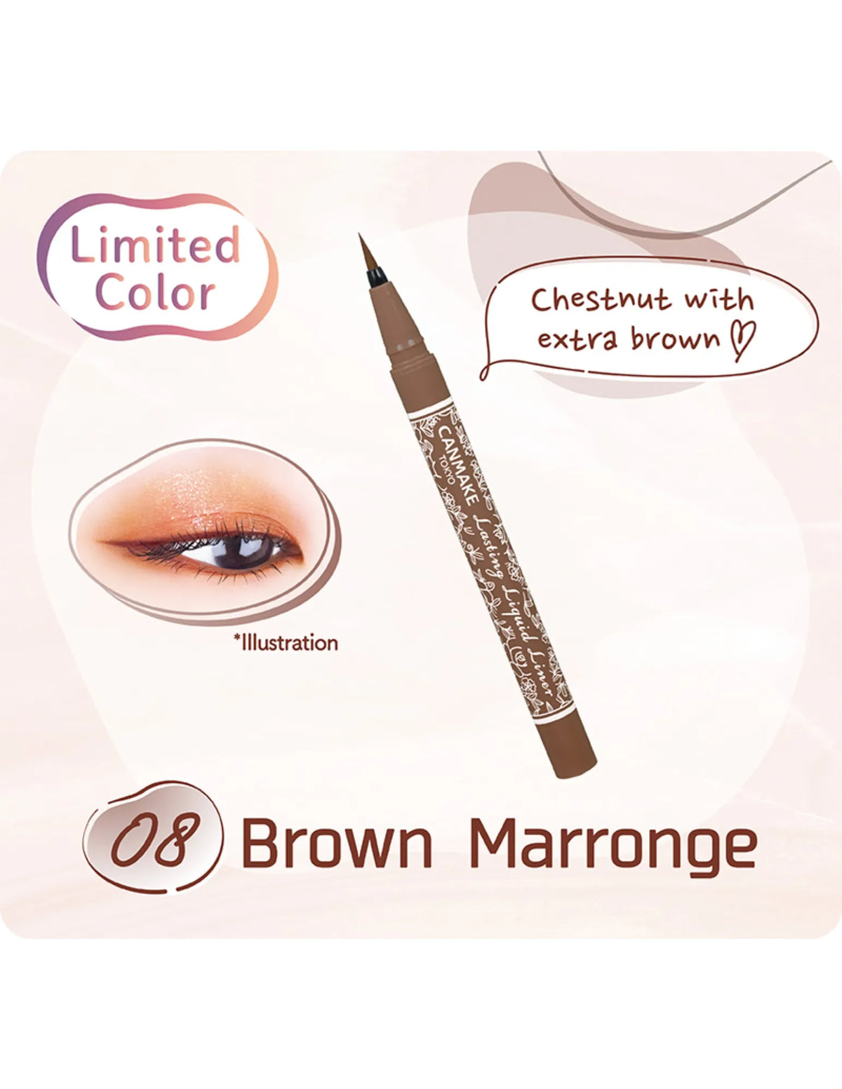 Canmake Lasting Liquid Liner - Unique Bunny