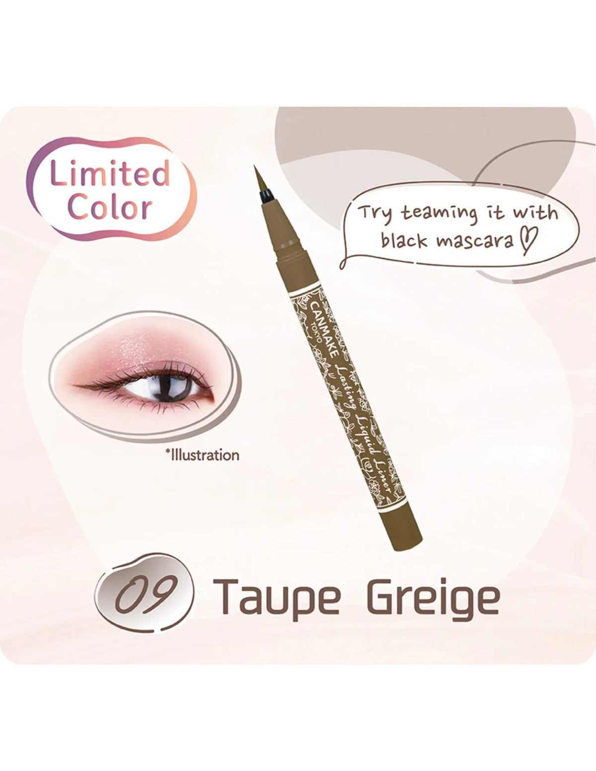 Canmake Lasting Liquid Liner - Unique Bunny