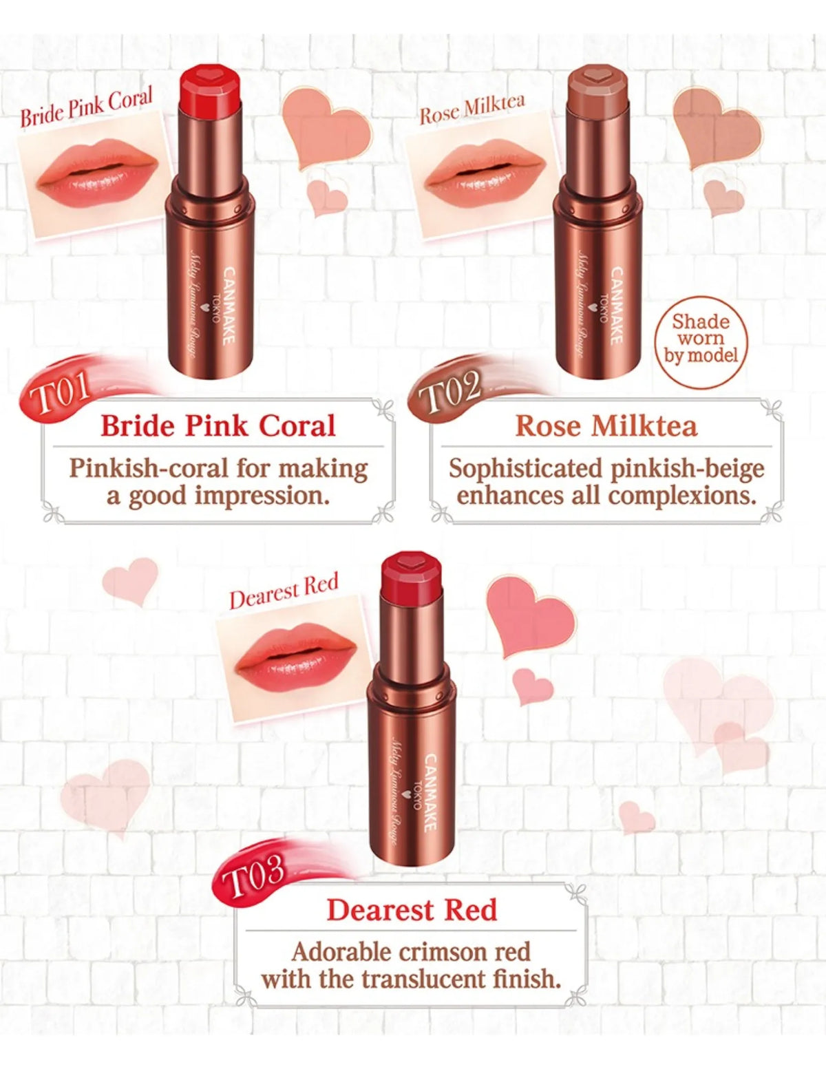 Canmake Melty Luminous Rouge - Unique Bunny