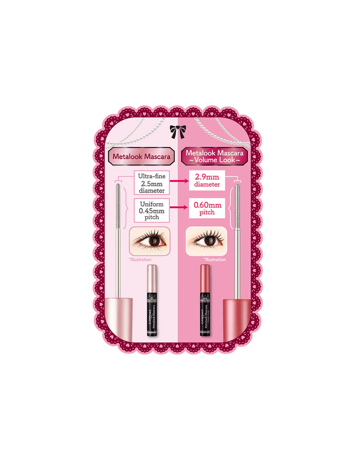 Canmake Metalook Mascara Volume Look - Unique Bunny