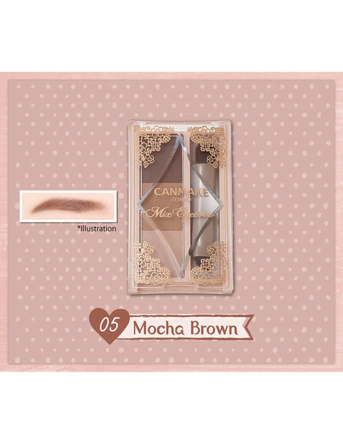 Canmake Mix Eyebrow - Unique Bunny