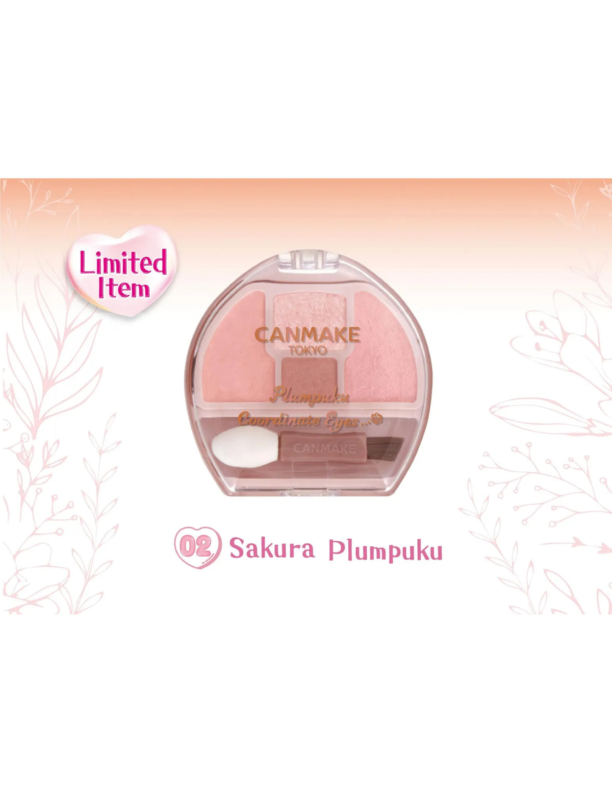 Canmake Plumpuku Coordinate Eyes - Unique Bunny