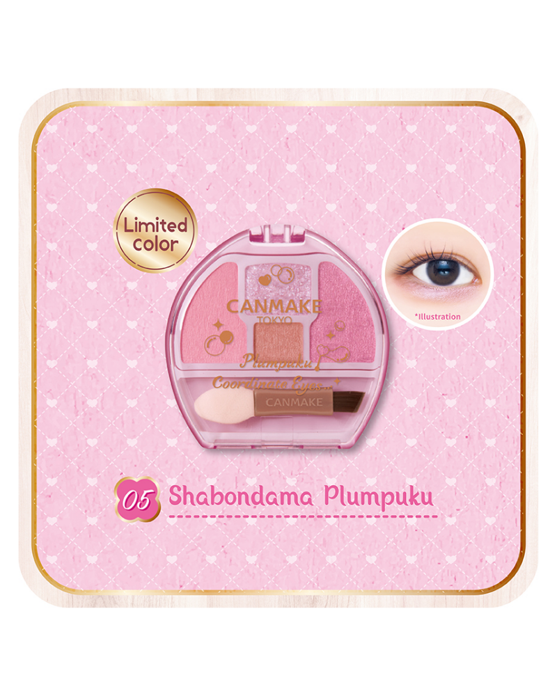 Canmake Plumpuku Coordinate Eyes - Unique Bunny