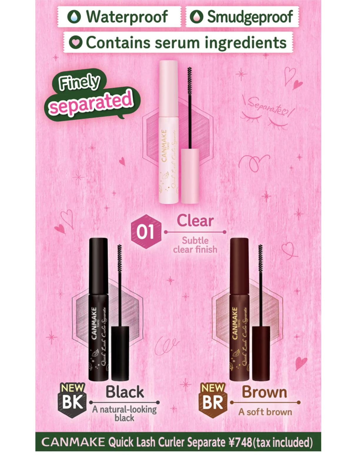 Canmake Quick Lash Curler Separate - Unique Bunny