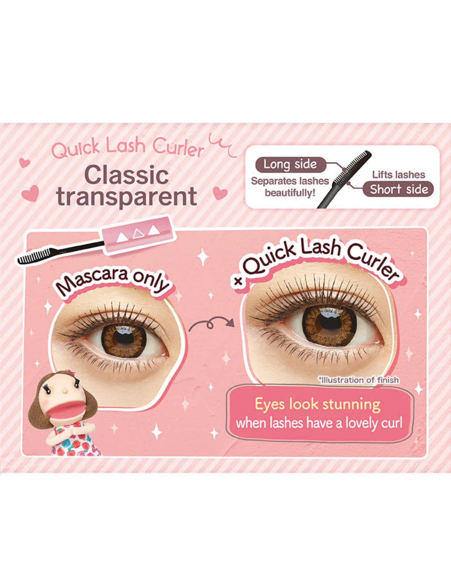 Canmake Quick Lash Curler - Unique Bunny