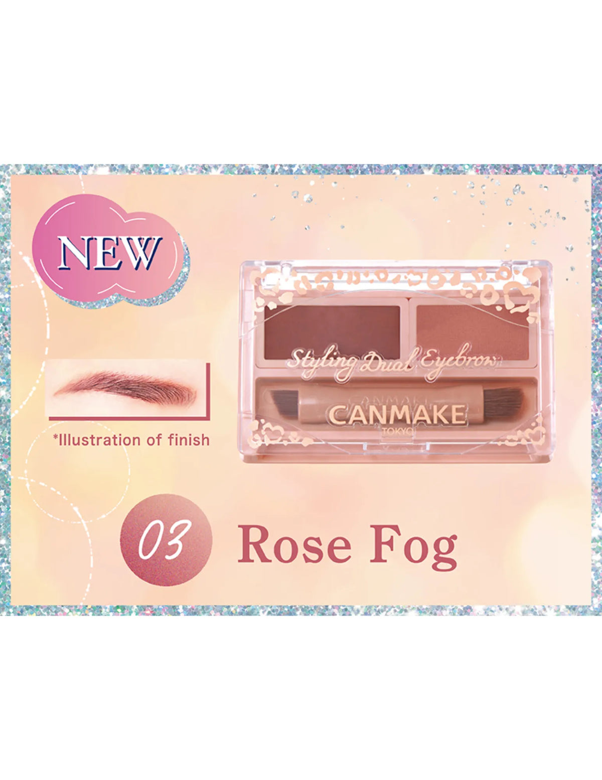 Canmake Styling Dual Eyebrow - Unique Bunny