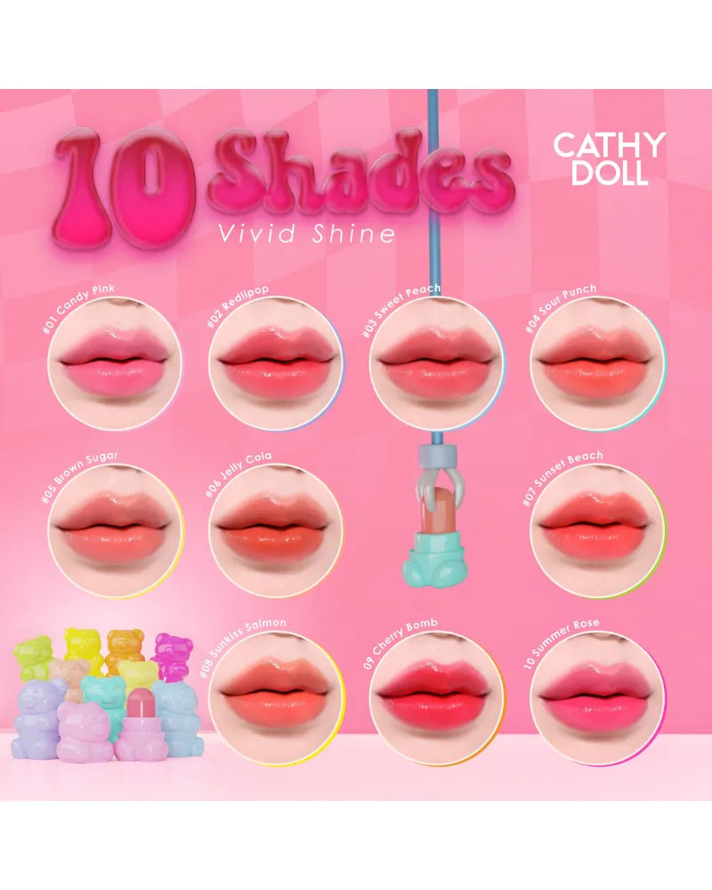 Cathy Doll Shiny Bear Lip Moist - Unique Bunny