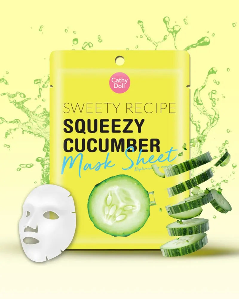 Cathy Doll Sweety Recipe Squeezy Cucumber Mask - Unique Bunny