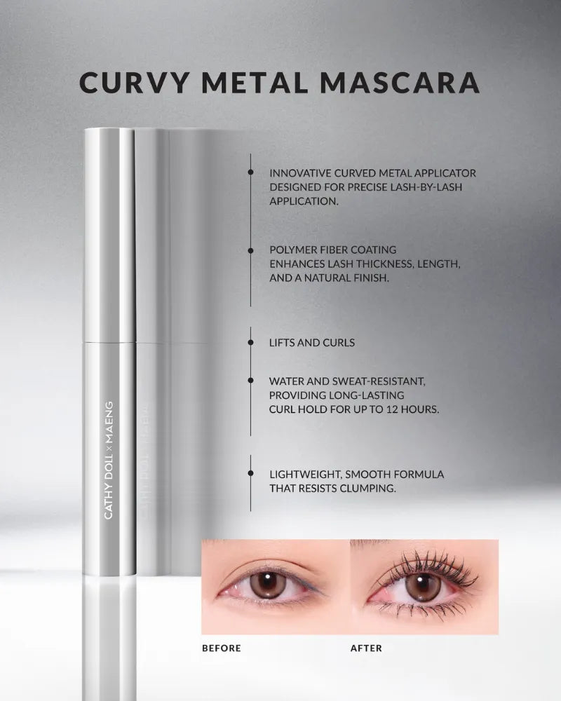 Cathy Doll x Maeng Curvy Metal Mascara - Unique Bunny