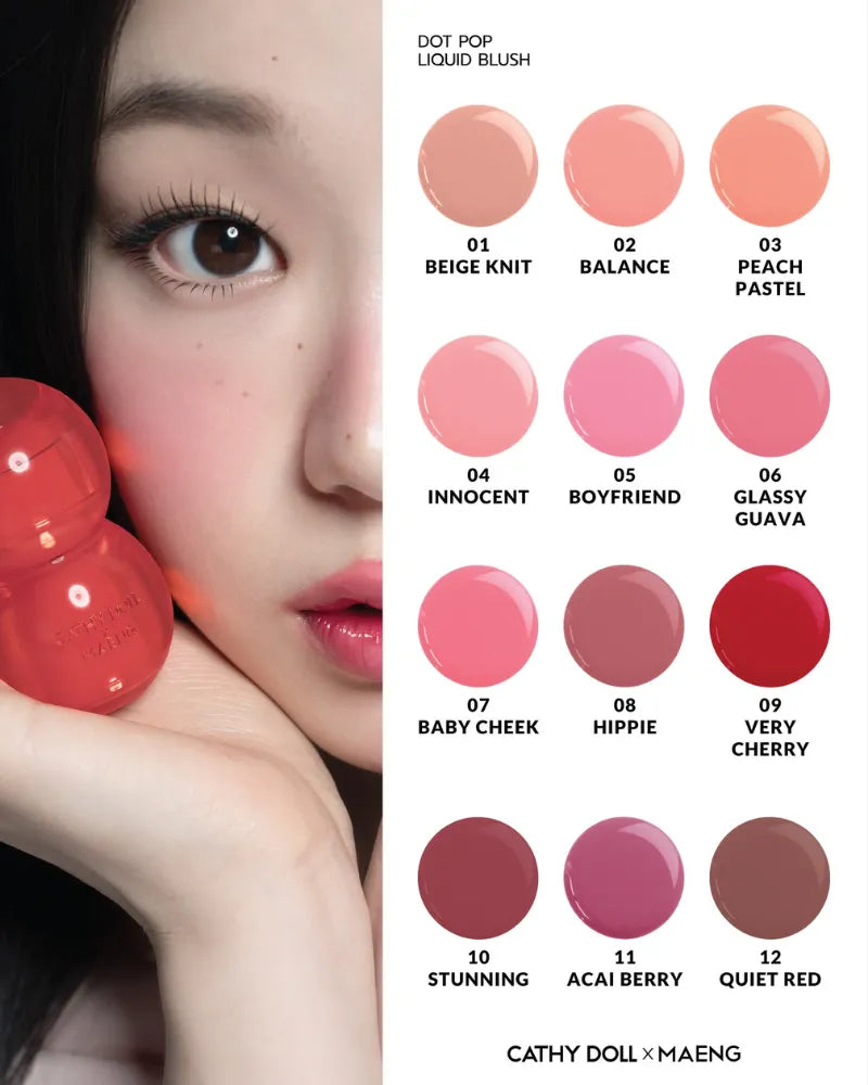 Cathy Doll x Maeng Dot Pop Liquid Blush - Unique Bunny