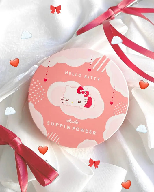 Club Suppin Powder C White Floral Bouquet | Sanrio Limited Edition - Unique Bunny