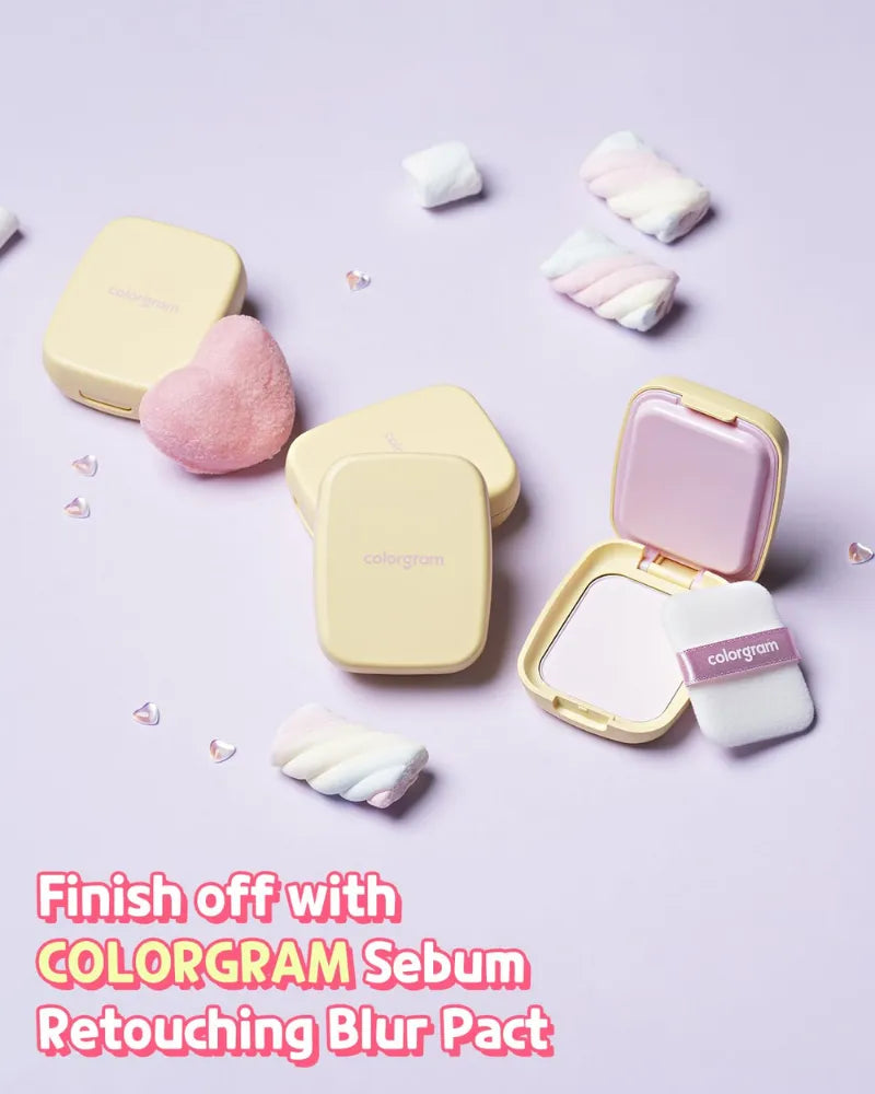 Colorgram Sebum Retouching Blur Pact - Unique Bunny