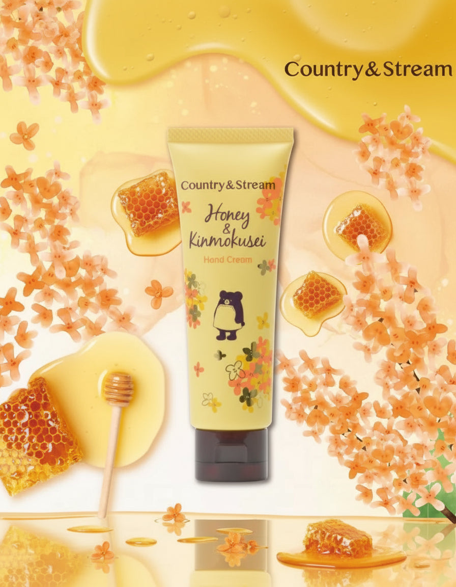 Country & Stream Honey & Kinmokusei Hand Cream - Unique Bunny