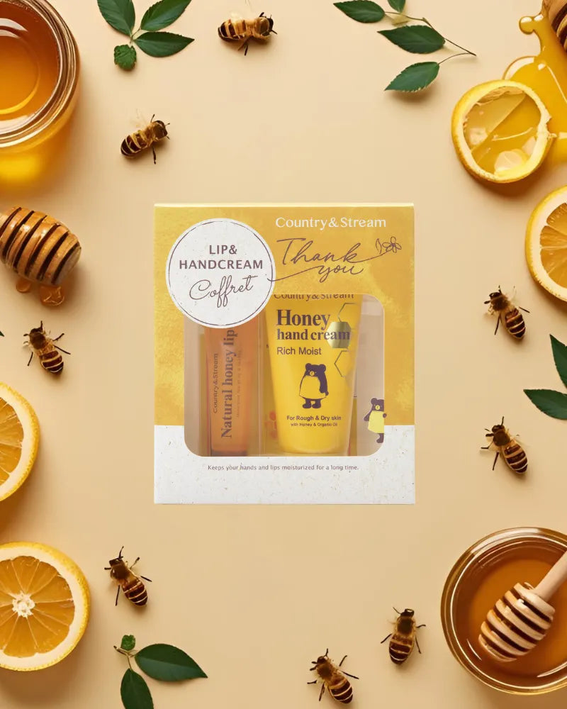 Country & Stream Honey Lip & Hand Cream Coffret - Unique Bunny