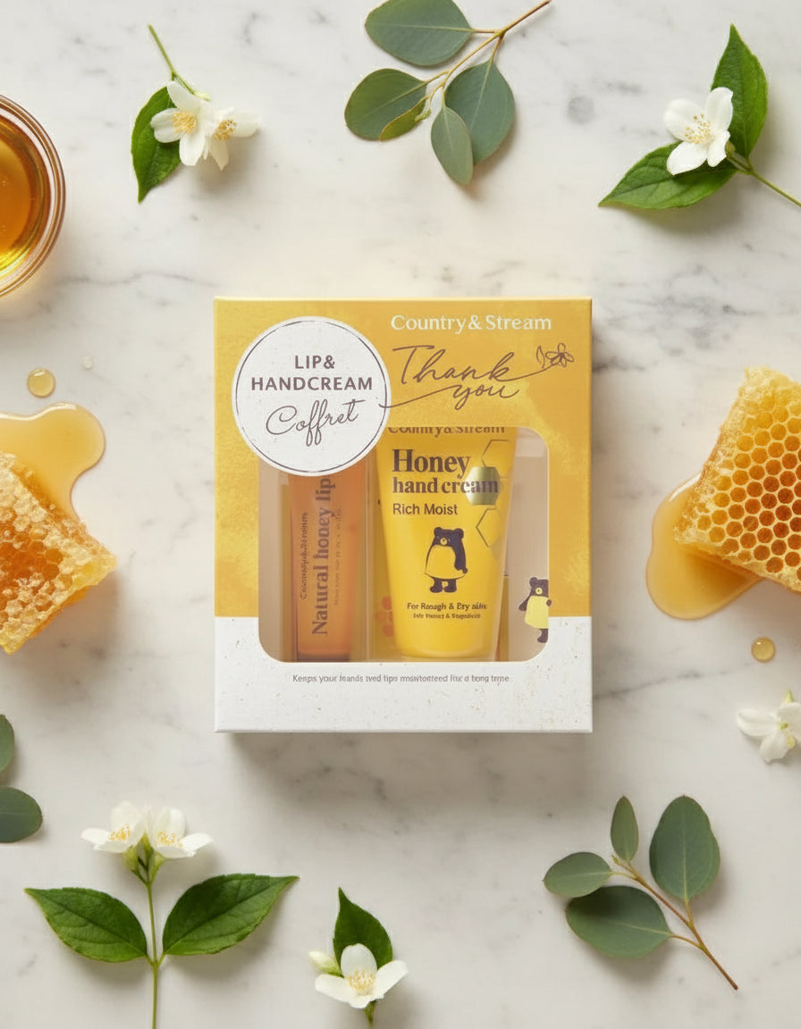 Country & Stream Honey Lip & Hand Cream Coffret - Unique Bunny