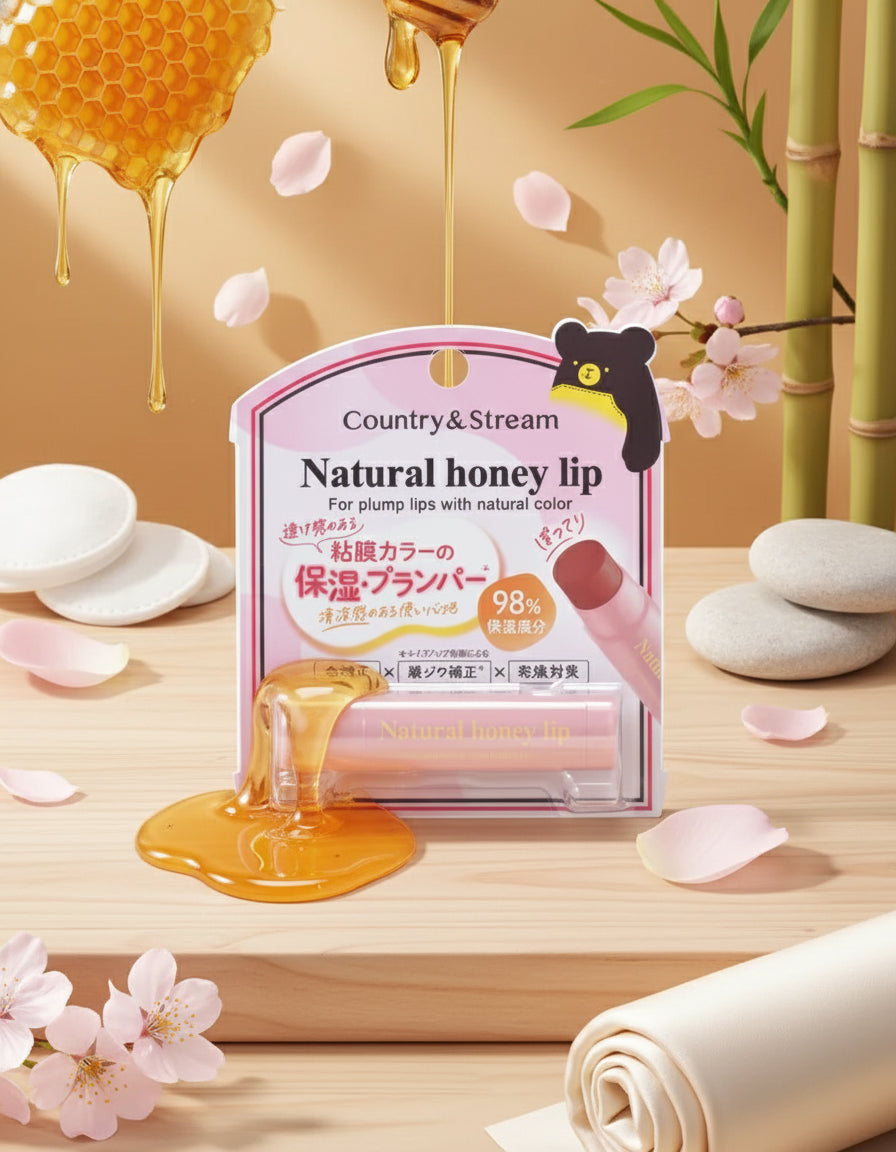 Country & Stream Natural Honey Lip Cream CP02 - Unique Bunny