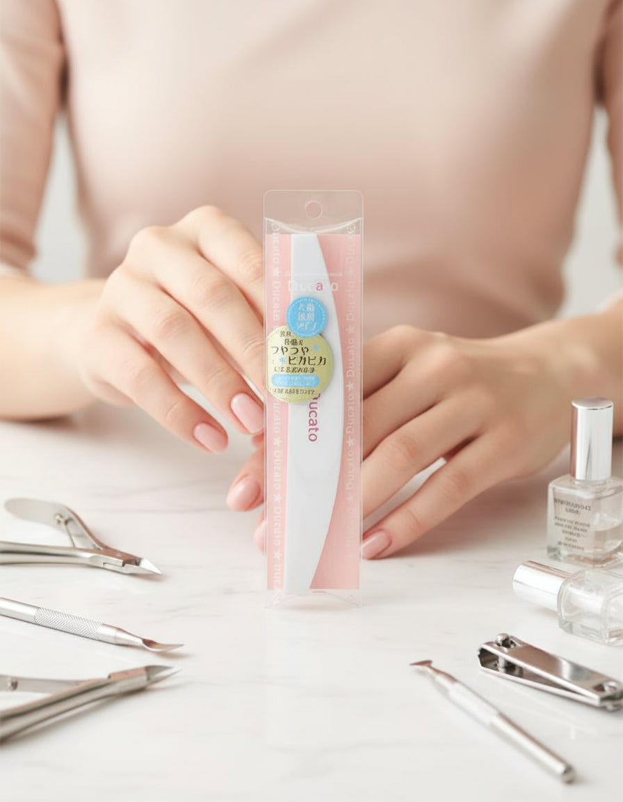 Ducato Pika Pika Nail Buffer Half Moon - Unique Bunny