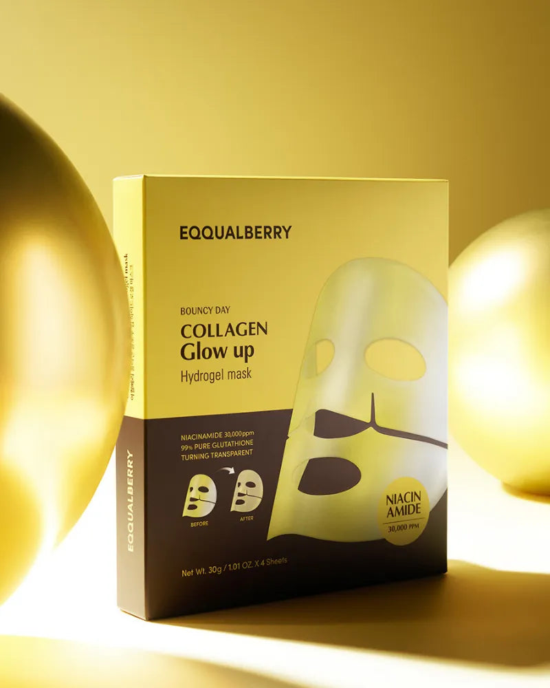 EQQUALBERRY Collagen Glow Up Hydrogel Mask - Unique Bunny