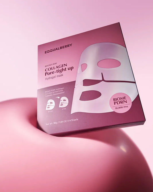 EQQUALBERRY Collagen Pore-Tight Up Hydrogel Mask - Unique Bunny