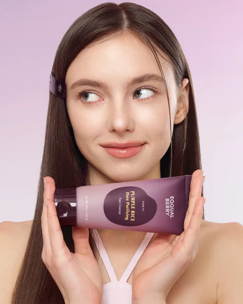 EQQUALBERRY Purple Rice Pore Purifying Pack Cleanser - Unique Bunny