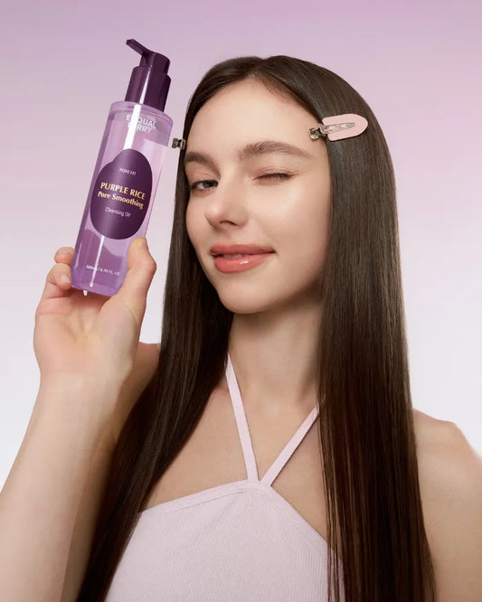 EQQUALBERRY Purple Rice Soothing Cleansing Oil - Unique Bunny