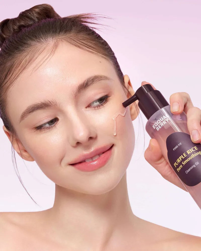EQQUALBERRY Purple Rice Soothing Cleansing Oil - Unique Bunny