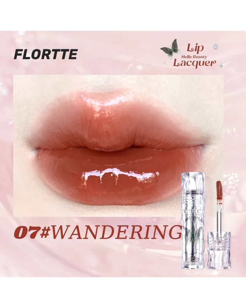 Flortte Butterfly Hello Beauty Lip Lacquer - Unique Bunny