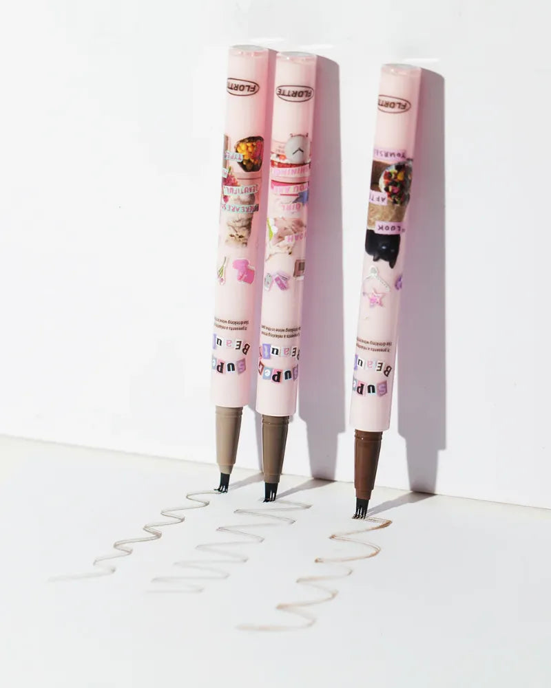 Flortte I Am Super Beauty Liquid Eyebrow Pen - Unique Bunny