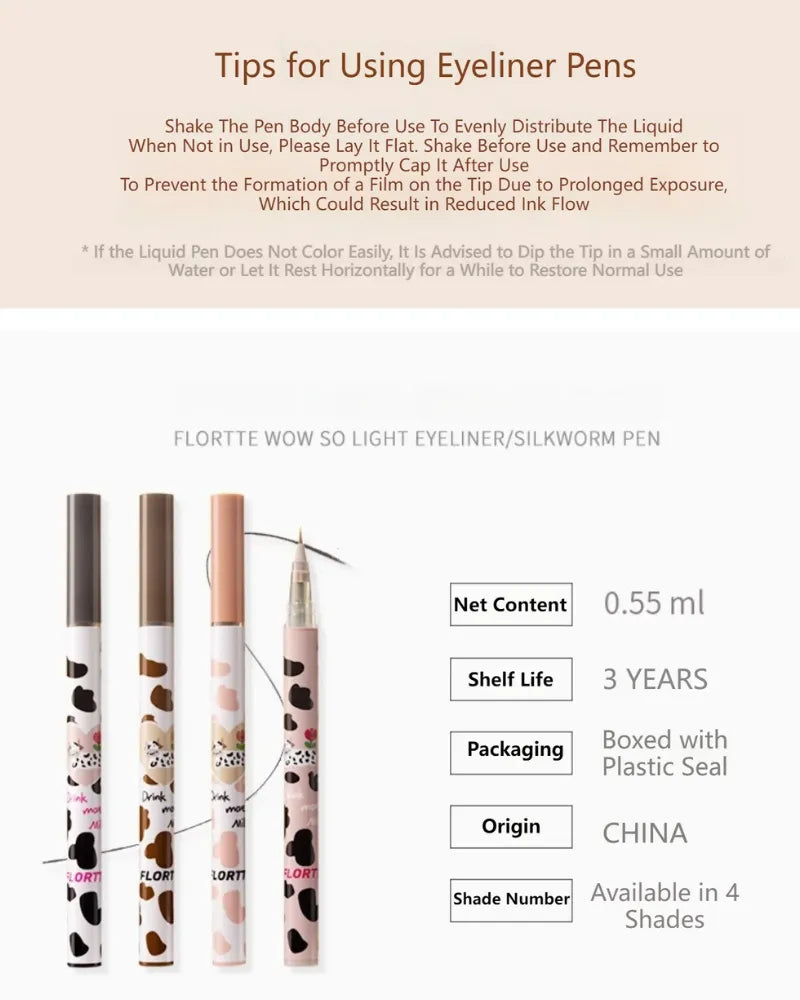 Flortte Wow So Light Eyeliner - Unique Bunny