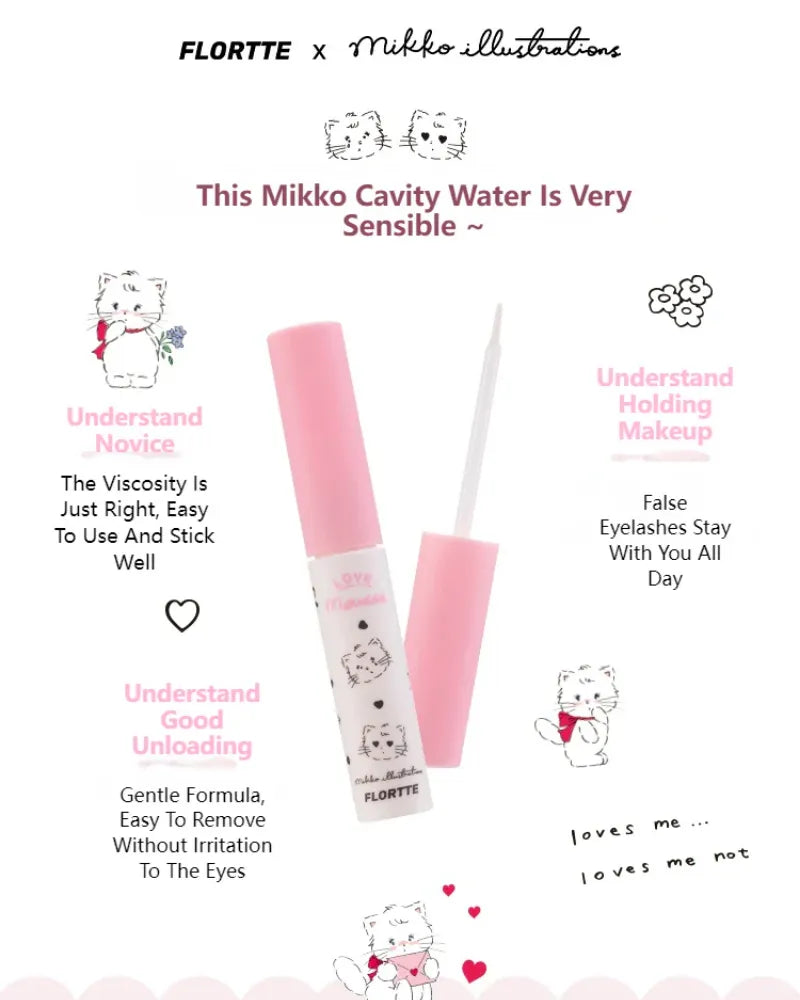 Flortte x Mikko False Eyelash Glue - Unique Bunny