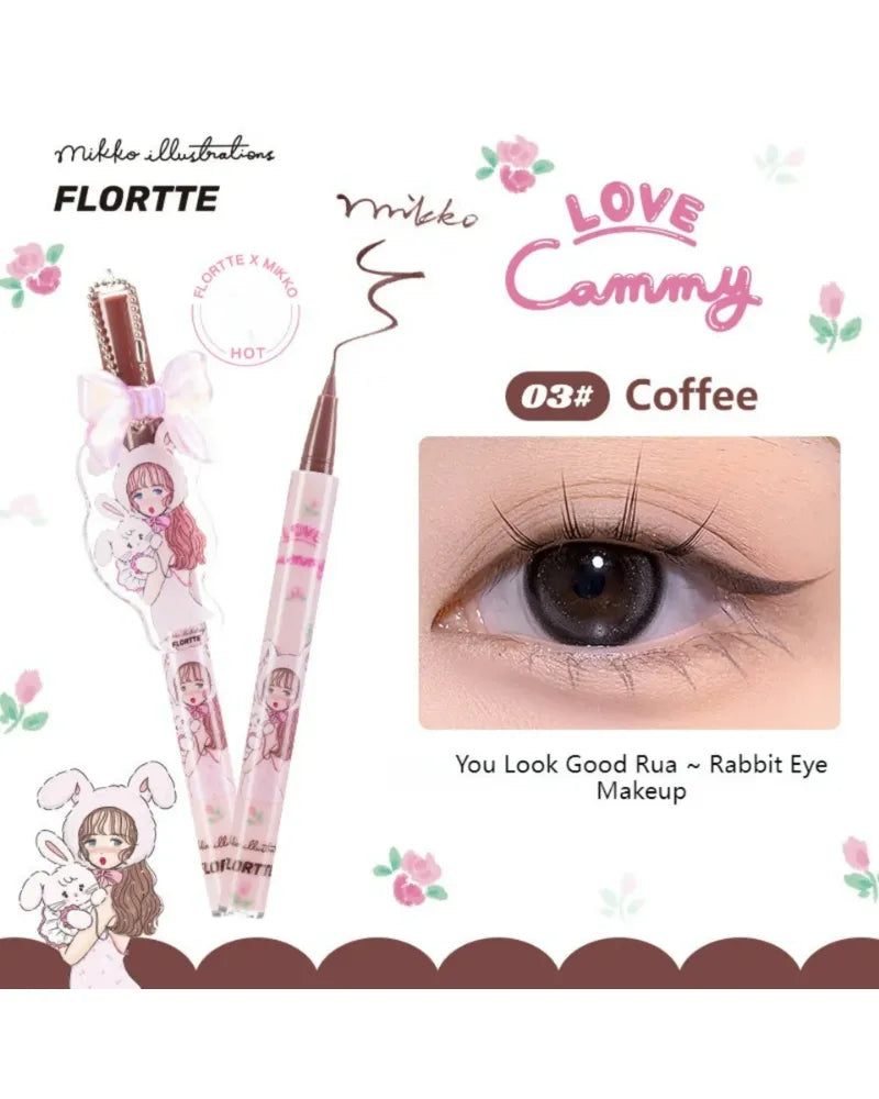 Flortte x Mikko Wink Wink Liquid Eyeliner - Unique Bunny