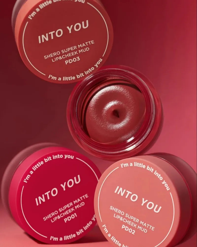 INTO YOU Canned Lip & Cheek Mud - unique Bunny