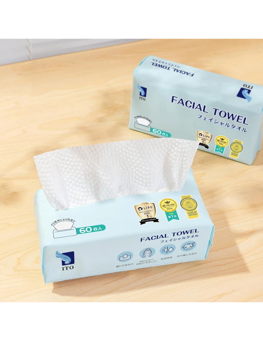 ITO Facial Towel 60PCS - Unique Bunny