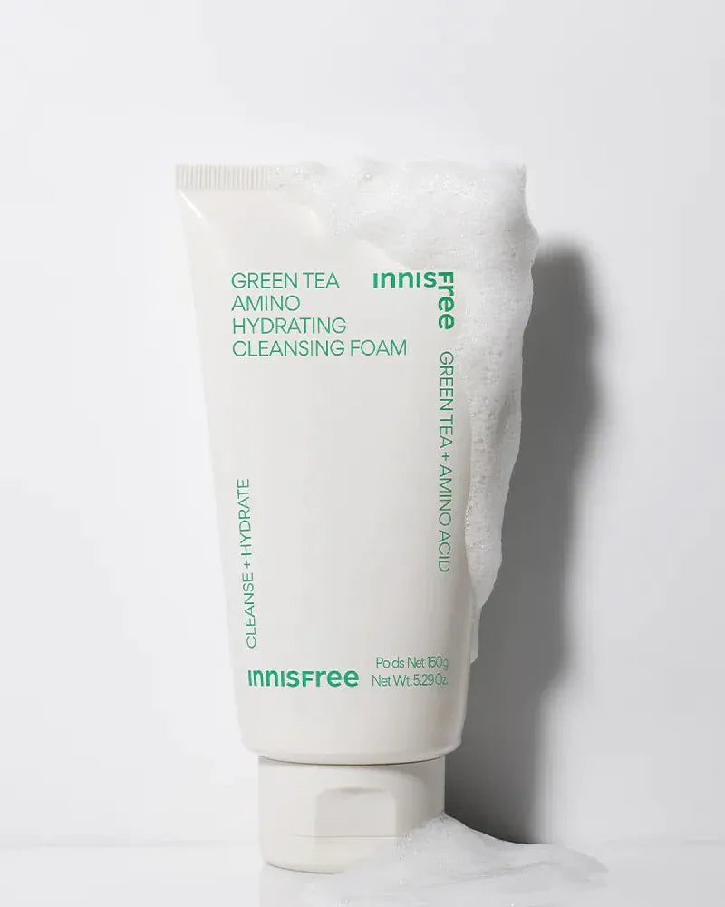 Innisfree Green Tea Amino Hydrating Cleansing Foam - Unique Bunny