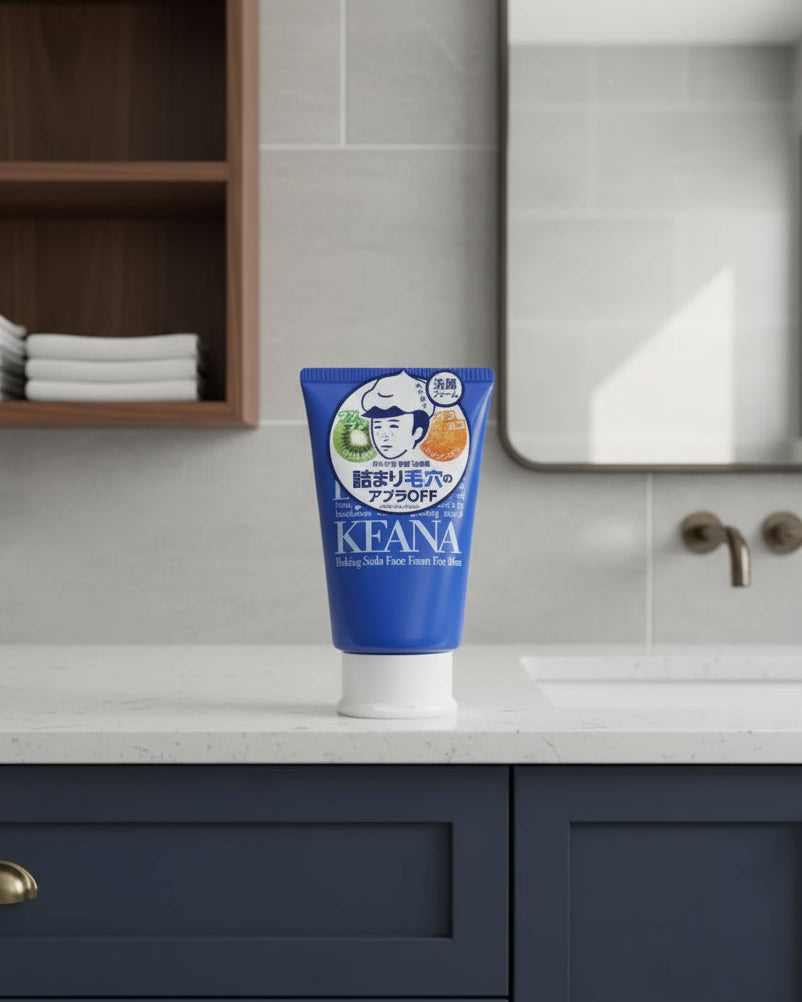 Ishizawa Lab Keana Nadeshiko Baking Soda Face Foam Cleanser For Men - Unique Bunny