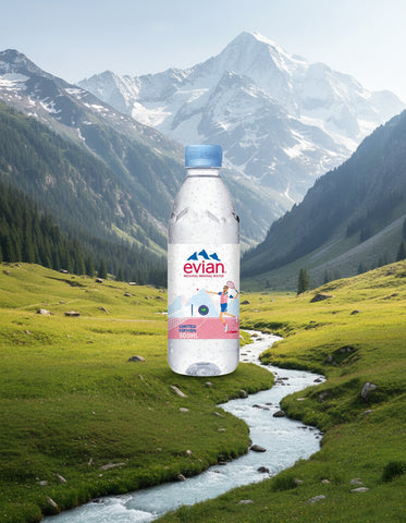 Itoen Evian Water - Unique Bunny