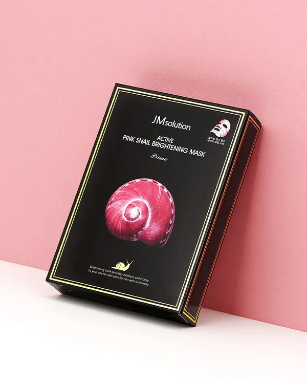 JMsolution Active Pink Snail Brightening Mask | Unique Bunny