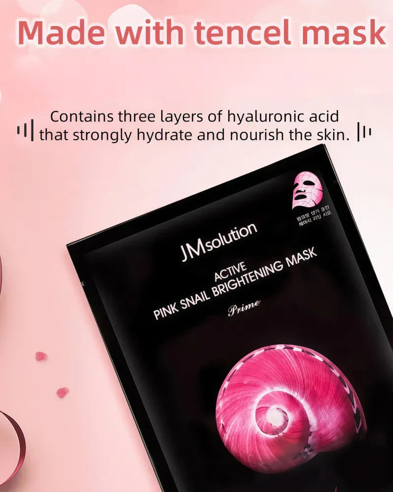 JMsolution Active Pink Snail Brightening Mask - Unique Bunny