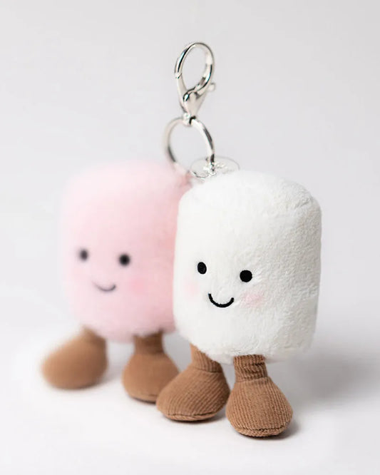 Jellycat Amuseables Bag Charm Marshmallows - Unique Bunny
