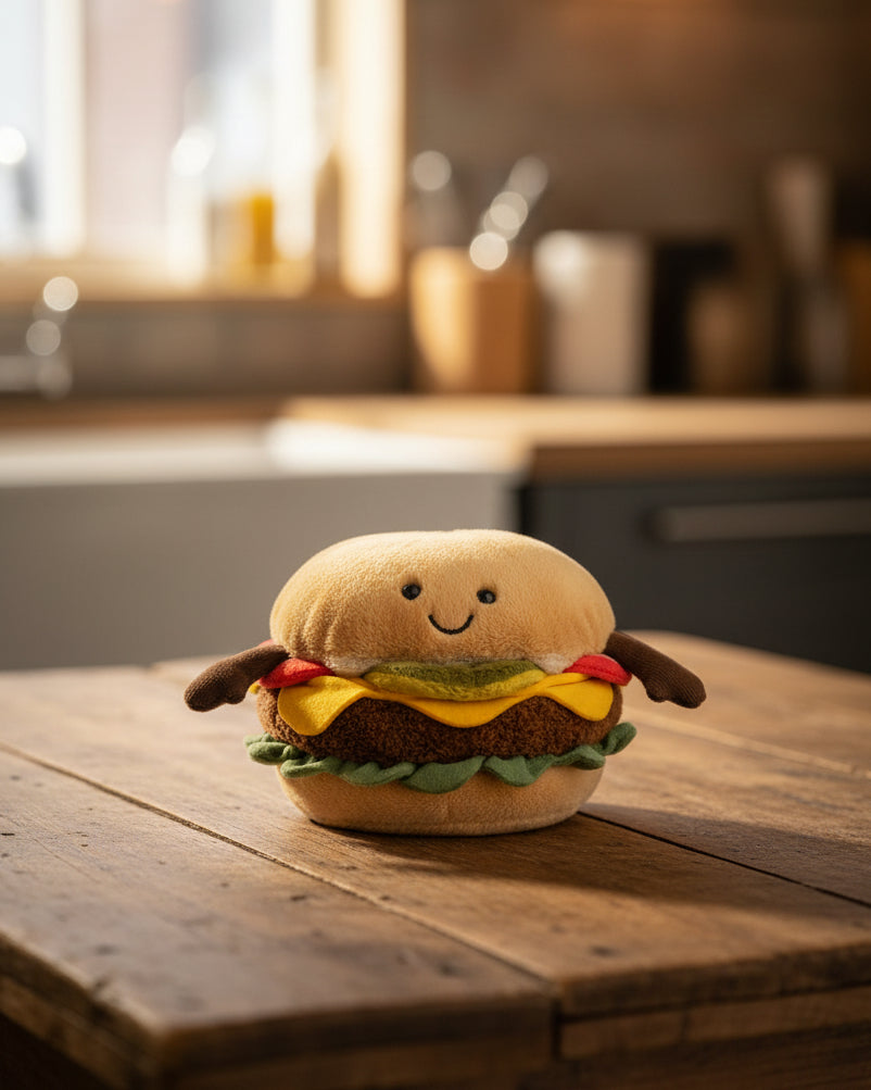 Jellycat Amuseables Burger - Unique Bunny