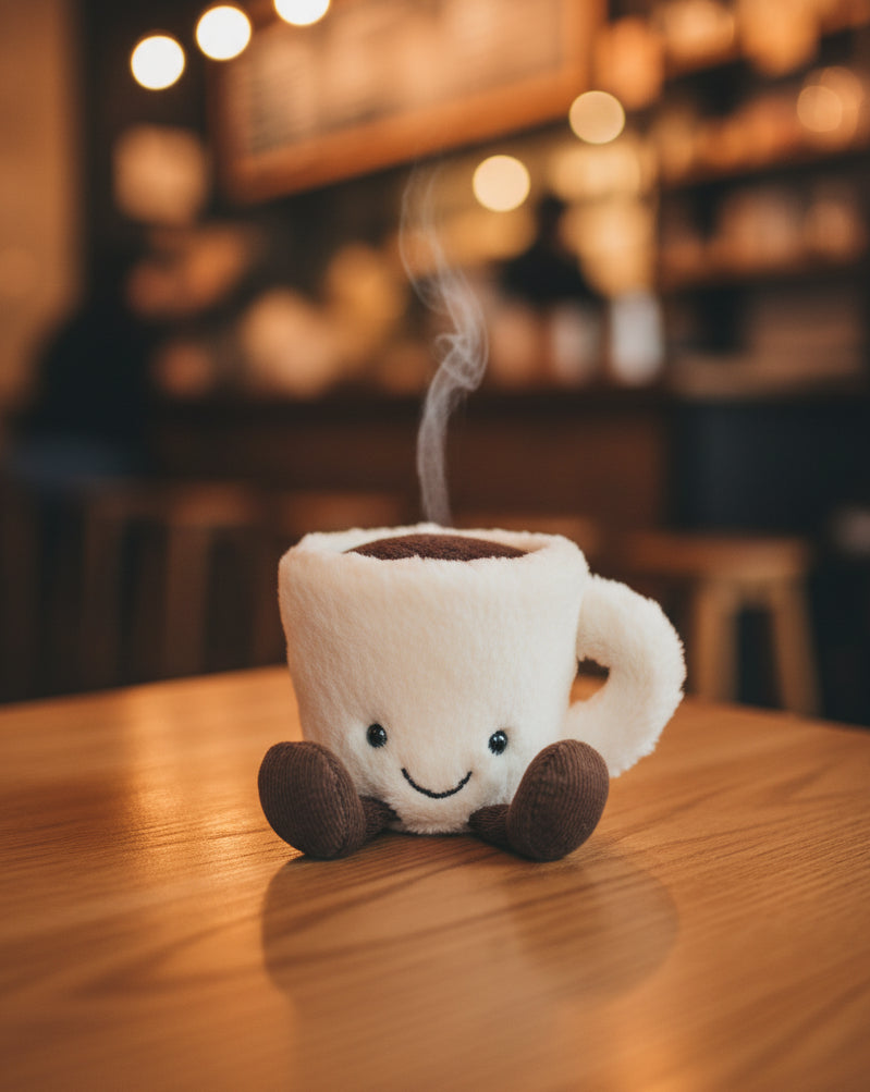 Jellycat Amuseables Espresso Cup - Unique Bunny