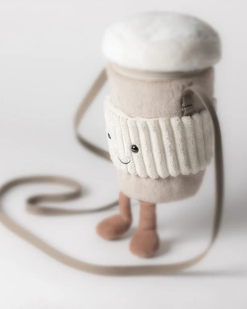 Jellycat Amuseables Perkle Coffee Bag - Unique Bunny