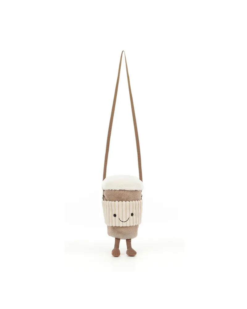 Jellycat Amuseables Perkle Coffee Bag - Unique Bunny