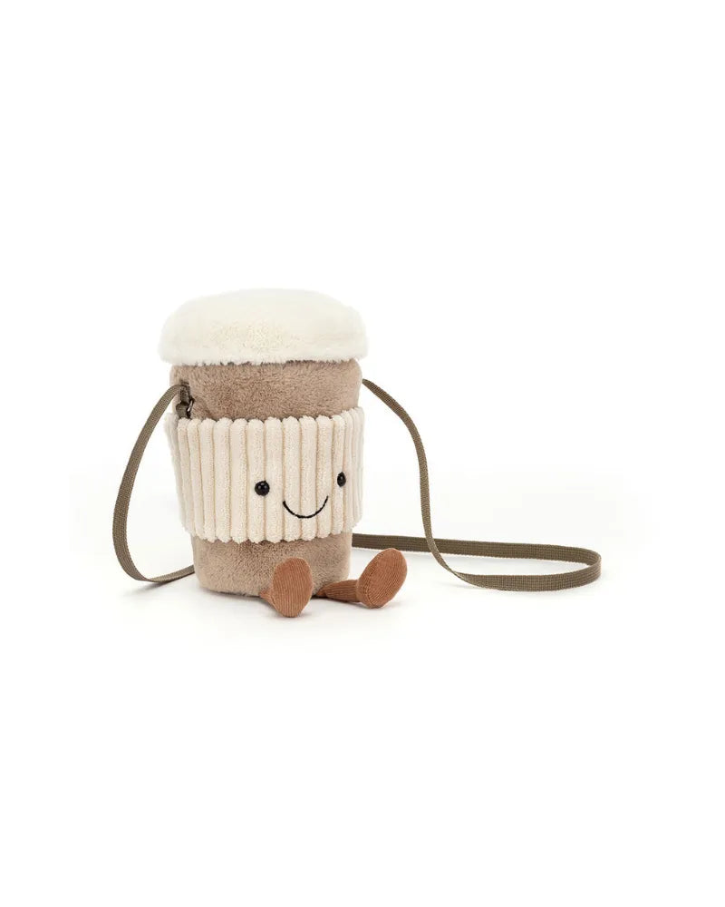 Jellycat Amuseables Perkle Coffee Bag - Unique Bunny
